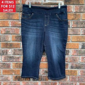 ❤️‍🔥4 For $12❤️‍🔥 Petite Elastic Waistband Jean Capris